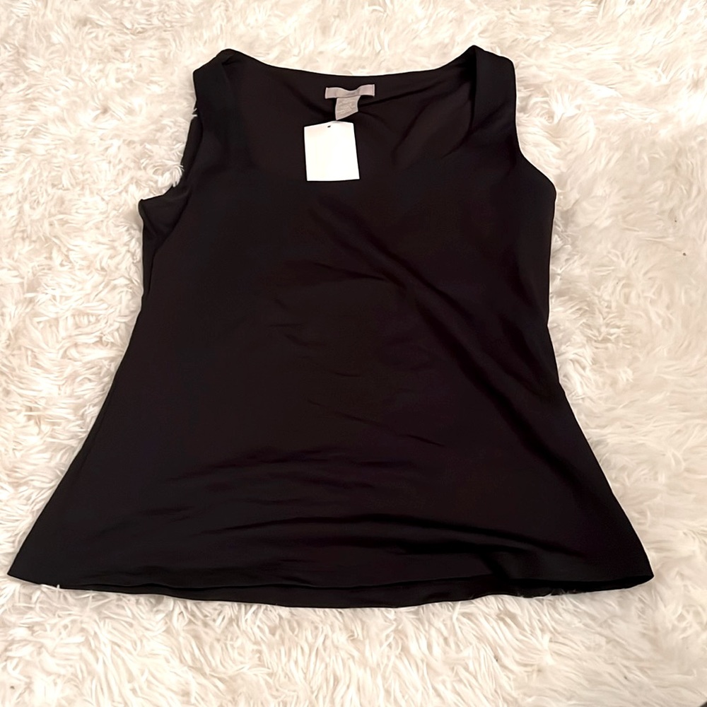 H&M Black fitted racer top